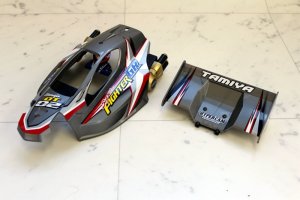 画像1: タミヤ(TAMIYA)/18085953/XB スーパーファイターGR(DT-02)塗装完成済ボディ