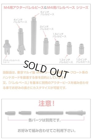 画像3: LayLax(ライラクス)/4571443141224/東京マルイ M4用アウターバレルピース(バレルピース1.5インチ)