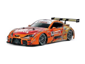 画像1: タミヤ(TAMIYA)/47514/TT-02 ENEOS X PRIME GR Supra ボディ塗装済(未組立)