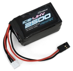 画像1: G-FORCE(ジーフォース)/GFG106/ICE LiHV 7.6V 2500mAh (受信機用 俵型)