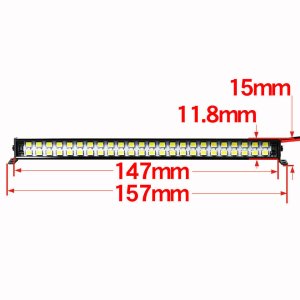 画像2: 【ネコポス対応】EAGLE(イーグル)/LED-18-D147/ルーフLEDバー(ダブル)147mm:BEC電源(4.8-6.0V)用