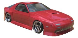 画像1: (8月下旬発売予定/予約分)TOPLINE(トップライン)/TB-004/MAZDA RX-7 FC3S ボディセット(未塗装)