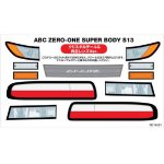 画像: 【ネコポス対応】ラップアップ(WRAP-UP)/0016-21/REAL 3D ディテールアップデカール【ABC ZERO-ONE SUPER BODY S13】クリスタルテール&角目レンズver.