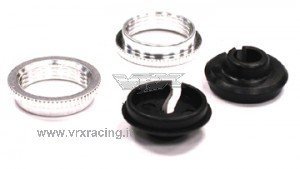 画像1: 【ネコポス対応】OPTION No.1(オプションNo.1)/Shock Lower holder & Adjust Ring 2sets (スプリングホルダー&アジャストナット)