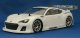 画像: ライド(RIDE)/37027/Mシャーシー用 スバル BRZ レースカーコンセプトボディ ホワイトプリント済み (未組立)