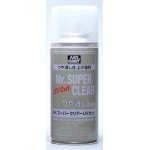 画像: クレオス/B523/Mr.スーパークリアーUVカット(溶剤系スプレー) つや消し