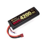 画像: G-FORCE(ジーフォース)/GFG009/BULLET-D 7.4V 4200mAh 2ピンコネクタ 5 50C リポバッテリー