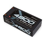 画像: G-FORCE(ジーフォース)/GFG017/Arrow Head Lipo 7.4V 4800mAh 120C/240C 薄型ショートサイズ