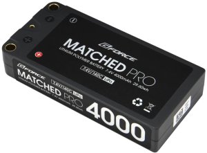 画像2: (2月1日発売予定/予約分)G-FORCE(ジーフォース)/GFG019/マッチドPRO 7.4V 4000mAh リポバッテリー