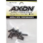 画像: 【ネコポス対応】AXON(アクソン)/NT-F3-122/スプリングチタンスクリュー 3×12mm(皿)10個入