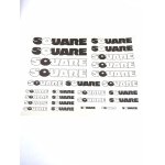 画像: 【ネコポス対応】スクエア(SQUARE)/SGD-6/SQUARE STICKER(カット済)