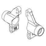 画像: 【ネコポス対応】スクエア(SQUARE)/SMF-342BK/MF-01X用アルミリヤハブ(トー角2°/ブラック)