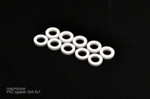 画像1: OPTION No.1(オプションNo.1)/SP000646/スピードパッション PVC スペーサー 3x5.5x1 （10pcs）