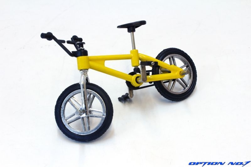 BMX ミニチュア 1 10 イエロー 贅沢品 - 自転車本体